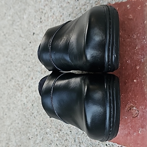 Klogs Mission Black Smooth Leather Size 6 1/2 - Picture 5 of 12